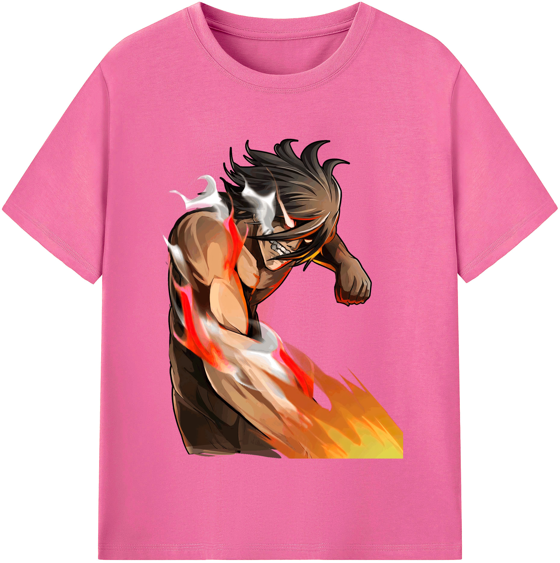 （画像用） 進撃の巨人 Attack on Titan レディースカジュアルプリントTシャツ（綿100％）